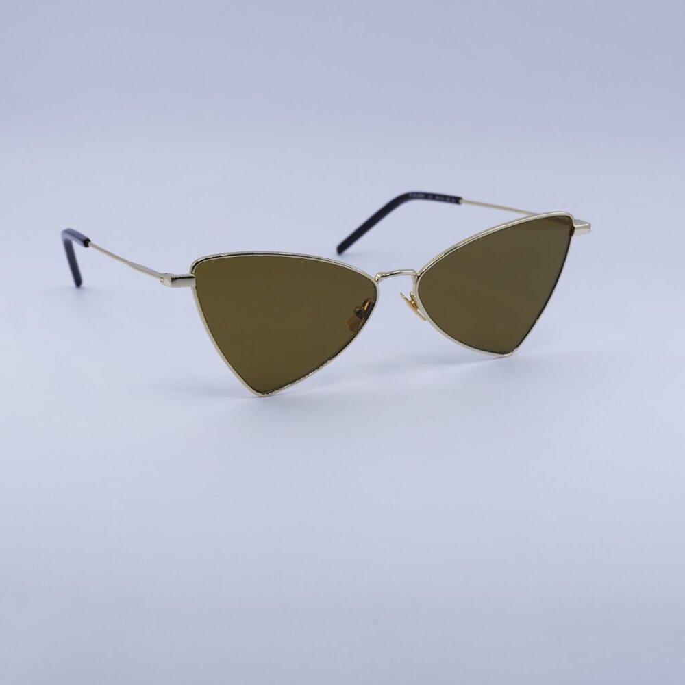🕶️ New Saint Laurent SL303 JERRY 011 Sunglasses - Gold Frame, Brown Lenses - Picture 4 of 9